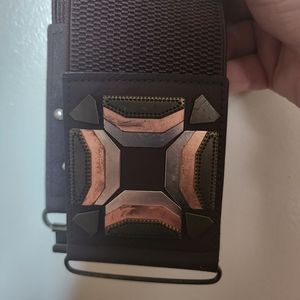 S/M Stretch Belt with Metal Accents Ann Taylor LOFT